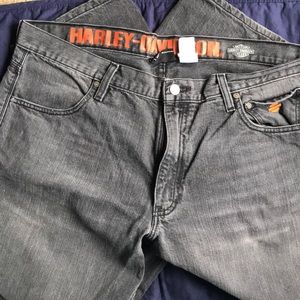 Gray Harley Davidson Jeans/Pants